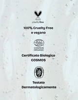 Detergente baby bio Bubbly Bear – certificato Cruelty Free, COSMOS Organic Ecocert e testato dermatologicamente