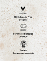 Shampoo baby bio Bubbly Bear – certificato Cruelty Free, COSMOS Organic Ecocert e testato dermatologicamente